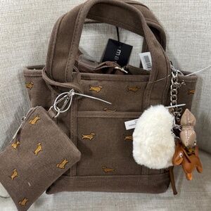 Madden girl dachshund tote